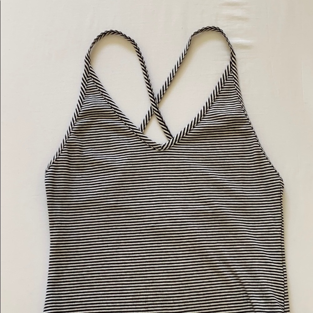 Topshop striped bodysuit